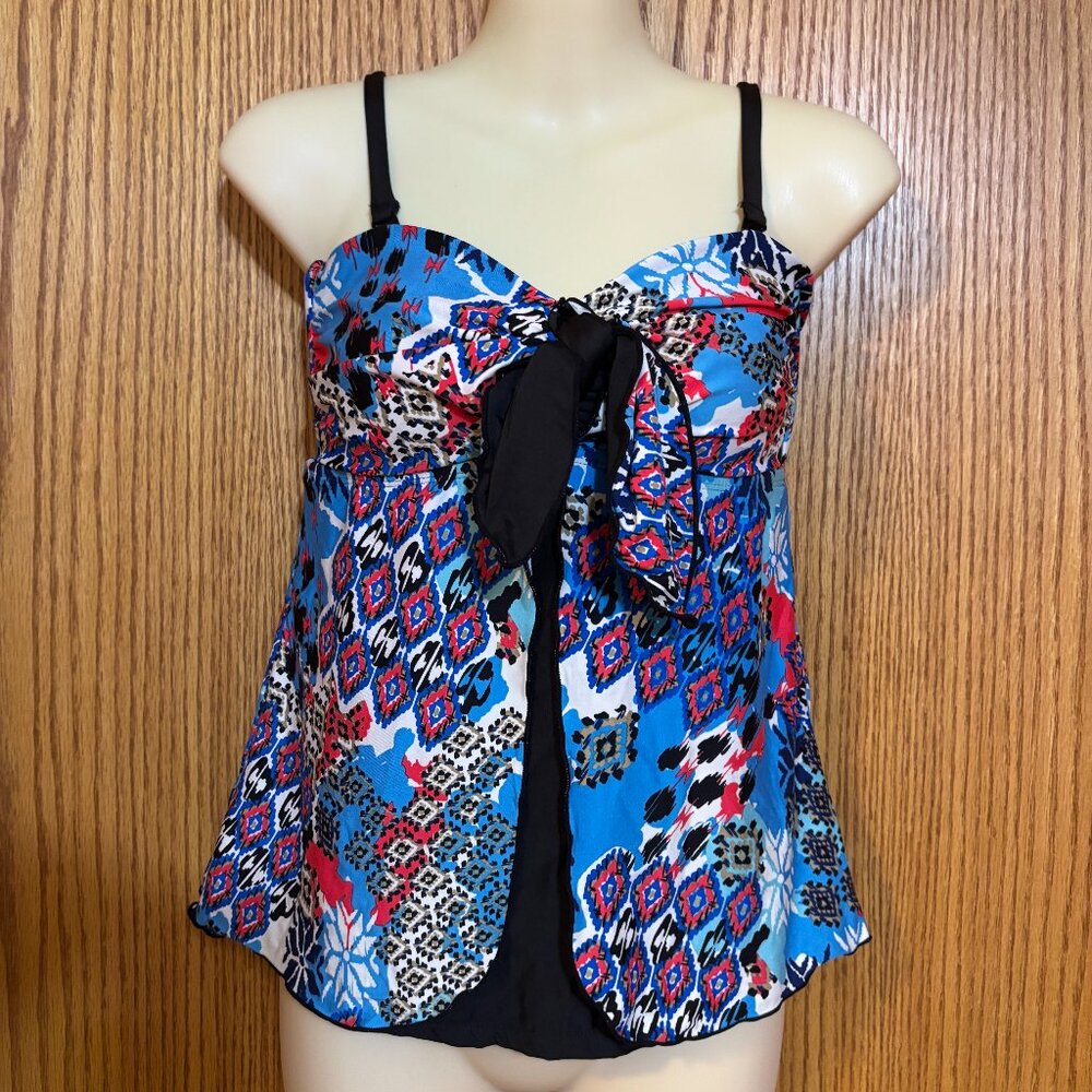 24th & Ocean Ladies Small NWOT Tankini/Bandeau swim top